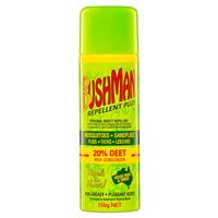 Bushman Plus 20% Deet Insect Repellent Aerosol 150g