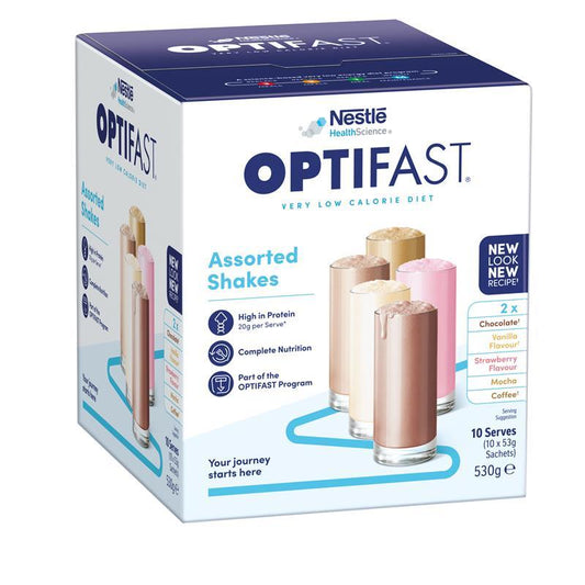 OPTIFAST VLCD Shake Assorted Flavours (10 Pack)