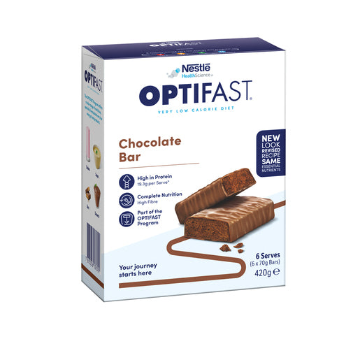 OPTIFAST VLCD Bar Chocolate (6 pack)