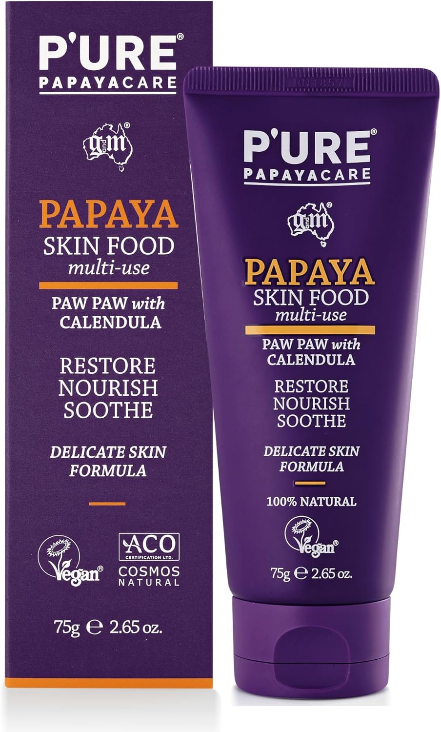 PURE PAPAYACARE PAPAYA SKIN FOOD MULTI-USE 75G