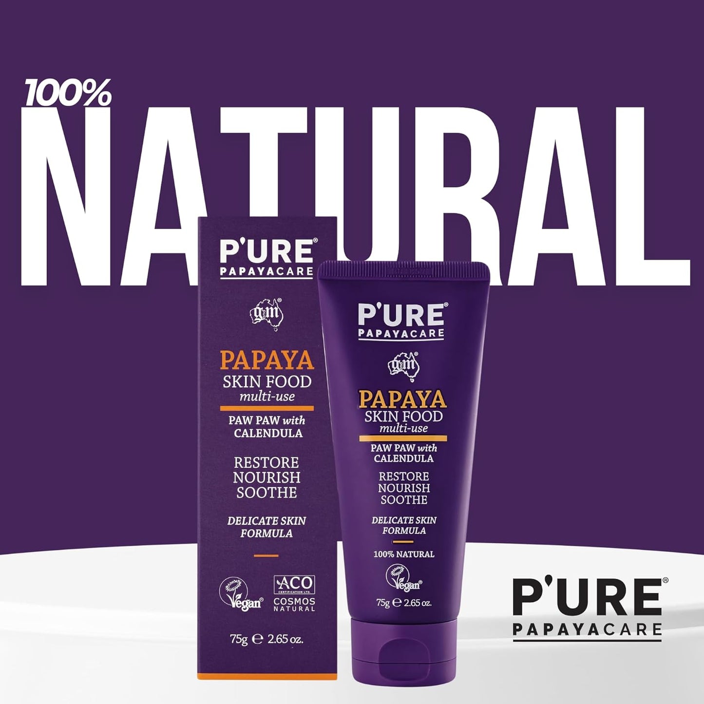 PURE PAPAYACARE PAPAYA SKIN FOOD MULTI-USE 75G