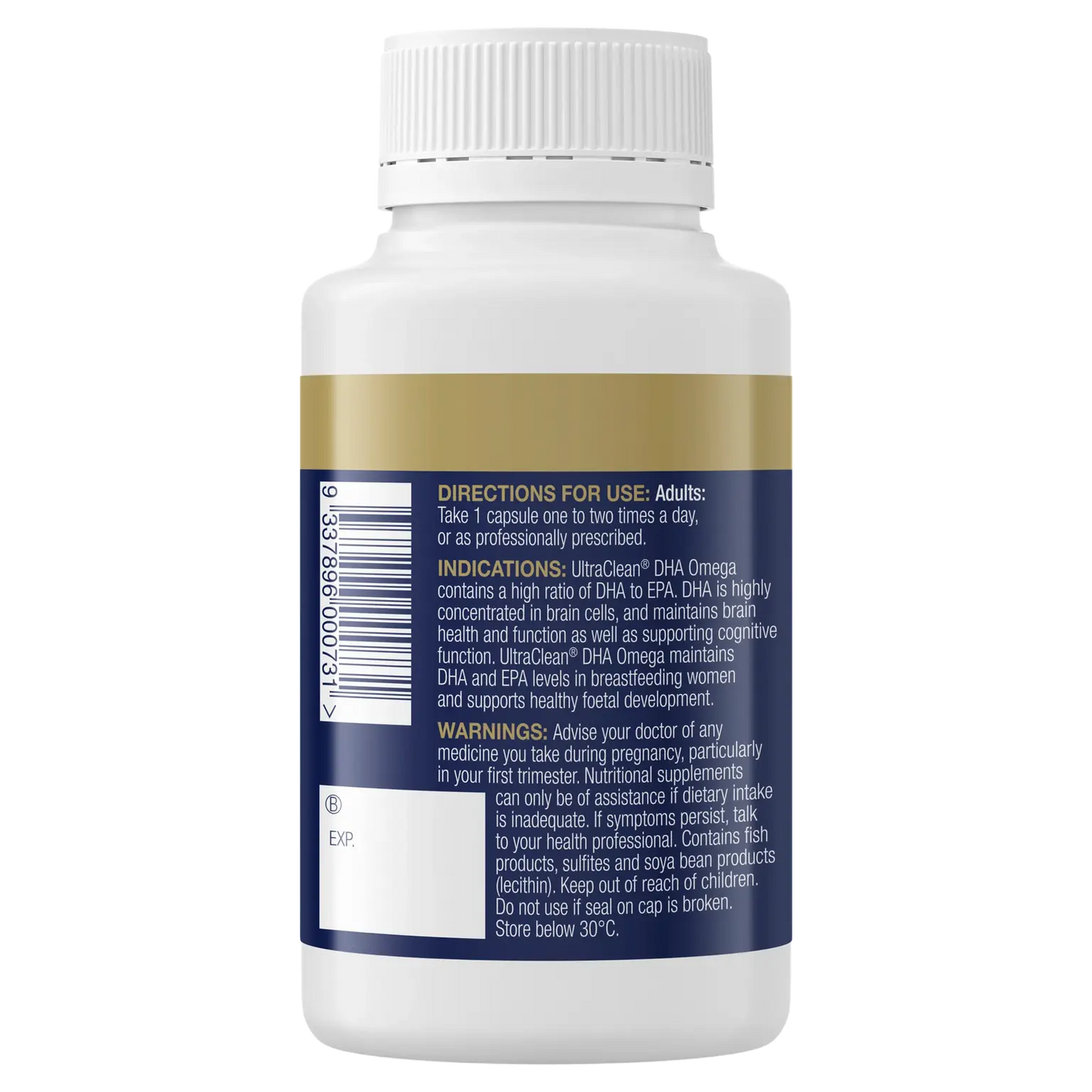 BioCeuticals ULTRACLEAN DHA OMEGA 60 CAP