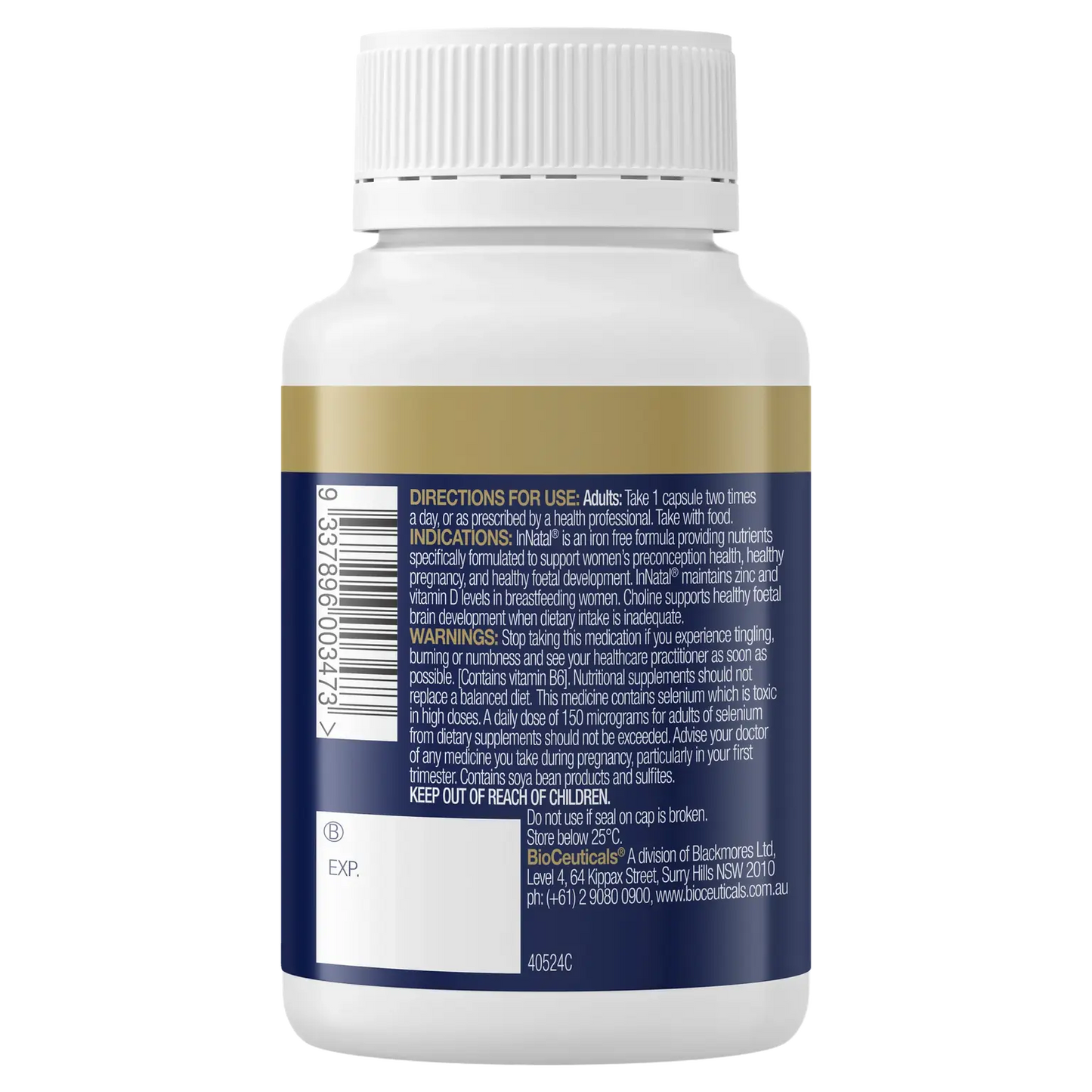BioCeuticals InNatal 120 Cap
