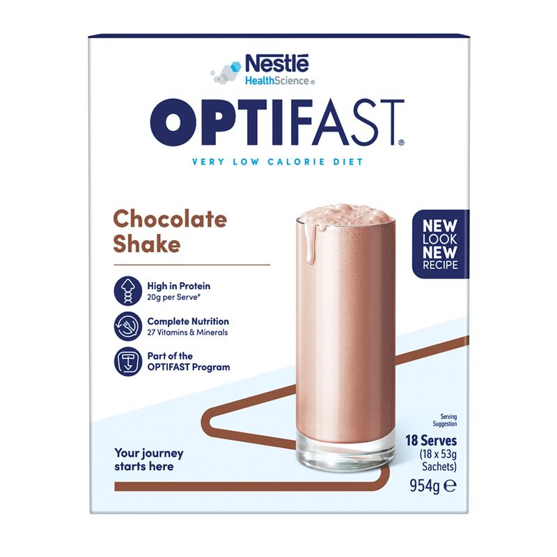 OPTIFAST VLCD Shake Chocolate (18 Pack)