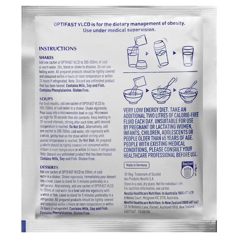 OPTIFAST VLCD Shake Assorted Flavours (10 Pack)