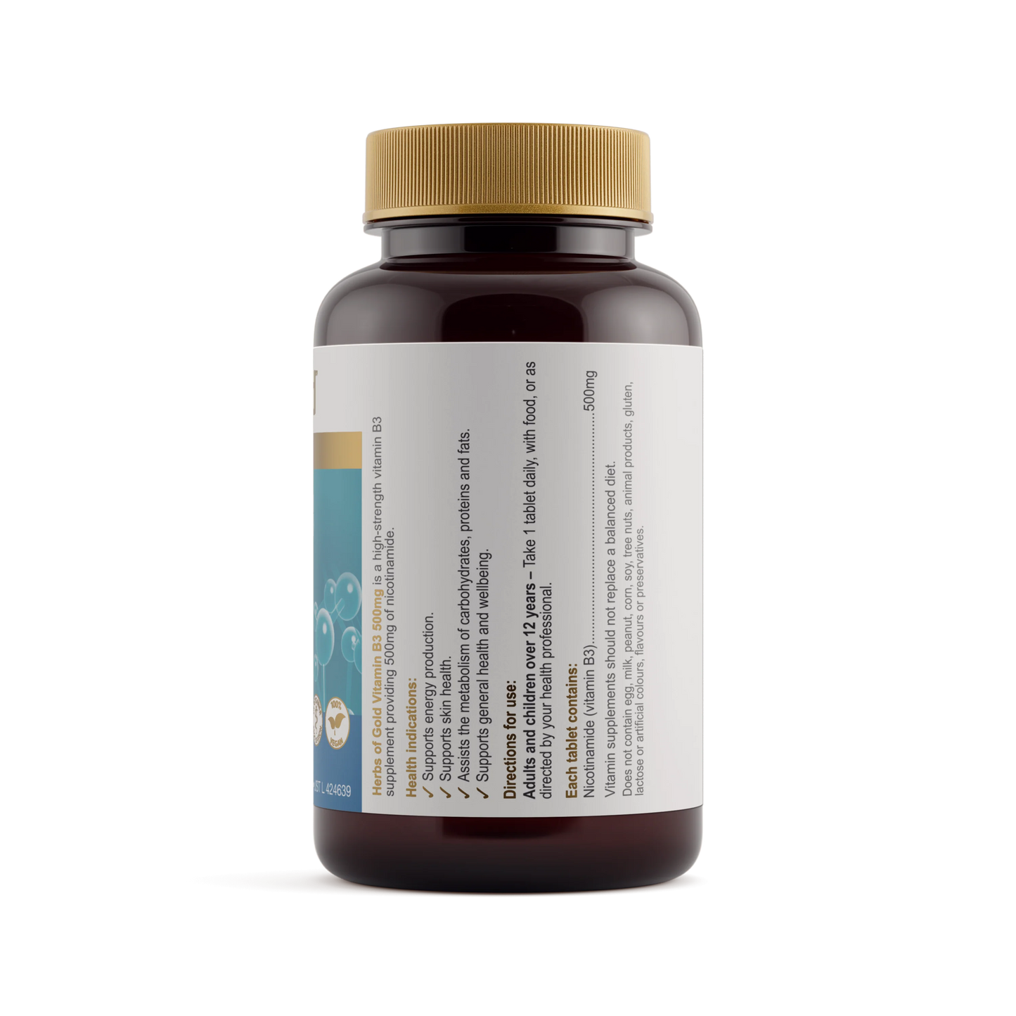 HOG VITAMIN B3 500MG 60T