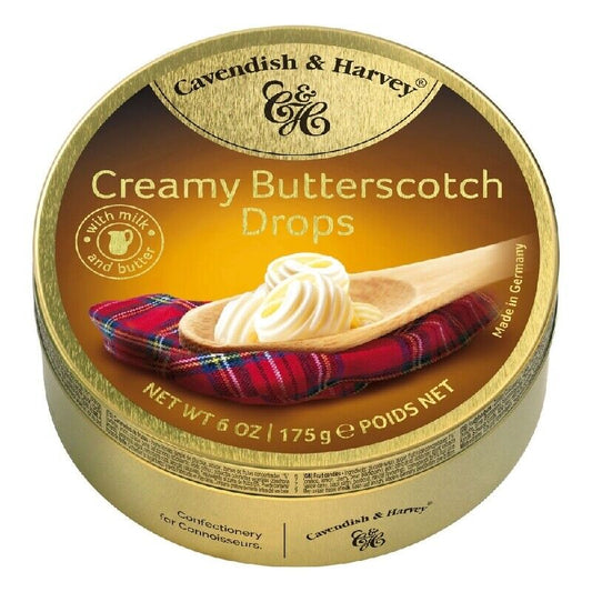 CAVENDISH & HARVEY CREAMY BUTTERSCOTCH DROPS 175G