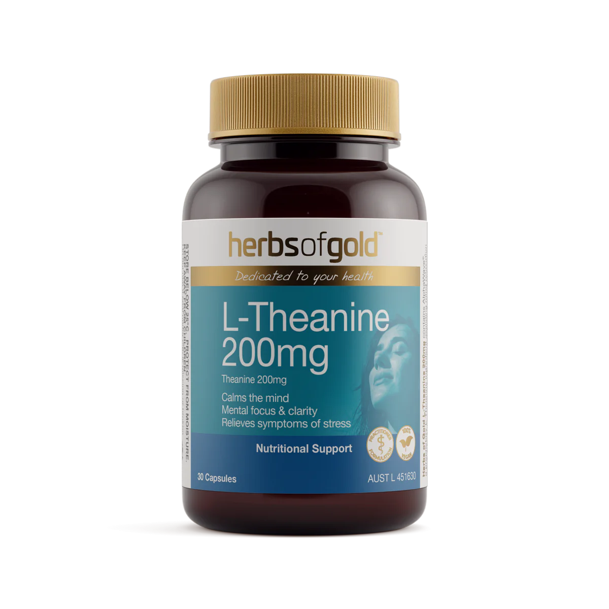 HOG L-THEANINE 200MG 30 CAPSULE