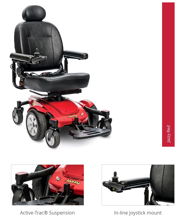 Pride Jazzy Select 6 Red