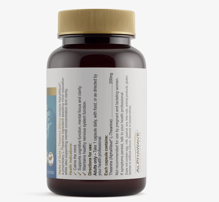 HOG L-THEANINE 200MG 30 CAPSULE