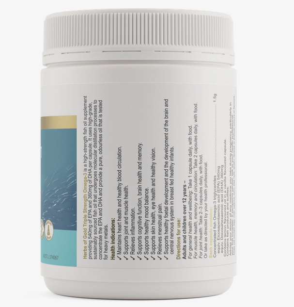 HOG TRIPLE STRENGTH OMEGA-3 150 CAP