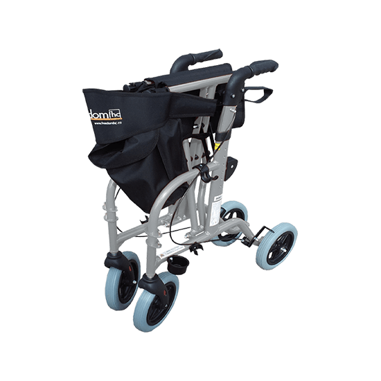 Freedom Hybrid Transroller Seat Walker/Wheelchair - Silver