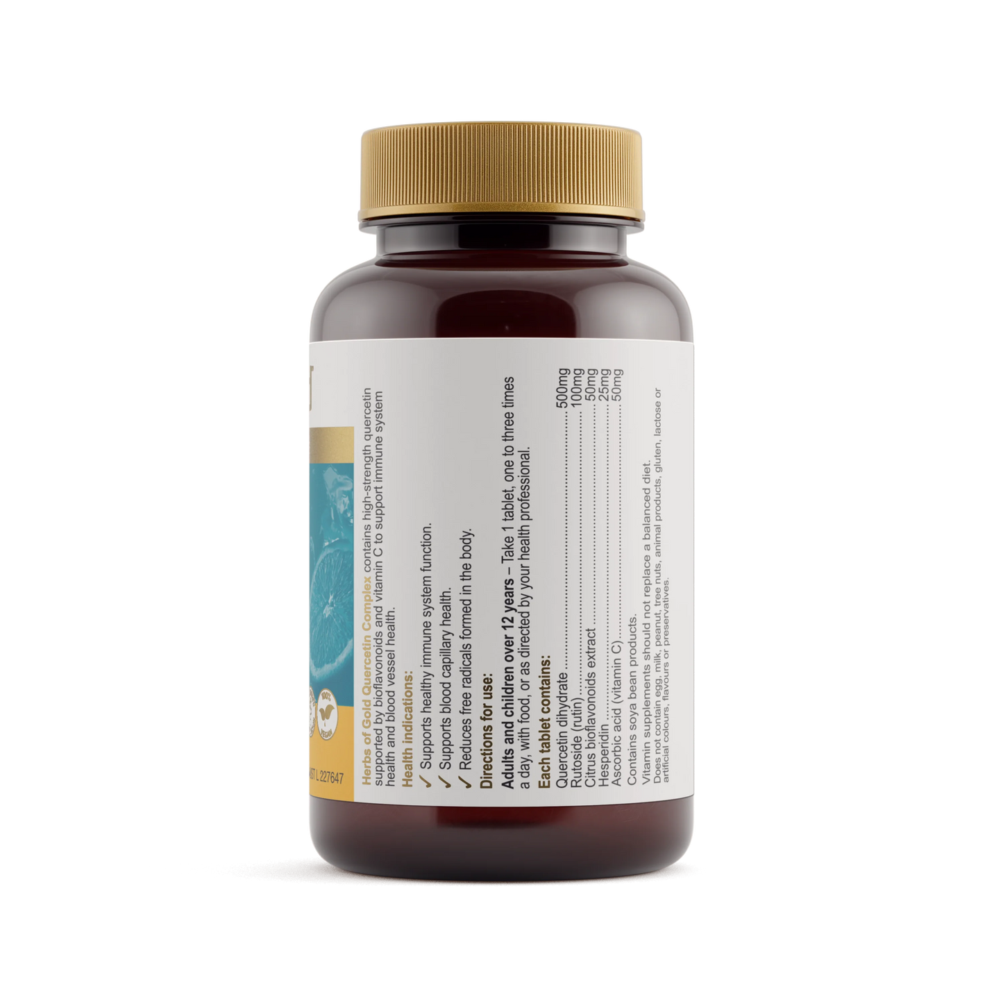 HERBS OF GOLD Quercetin Complex 60c