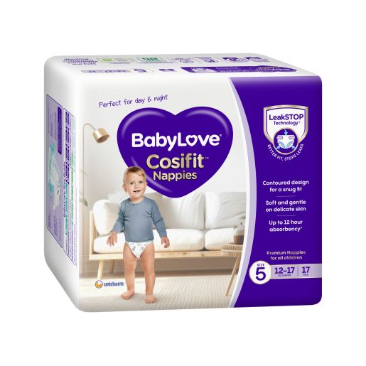 Babylove Cosifit Convenience Nappy Walker 17 Pack
