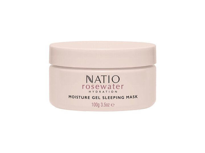 Natio Rosewater Hydration Moisture Gel Sleeping Mask 100g