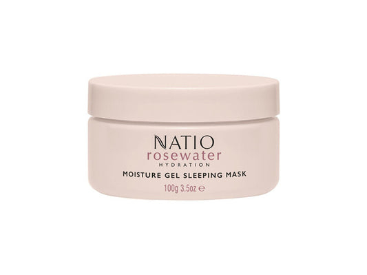 Natio Rosewater Hydration Moisture Gel Sleeping Mask 100g