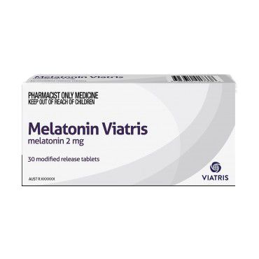 Melatonin 2mg Viatris Tablets 30 (Aged 55+ only) - Melatonin (S3)