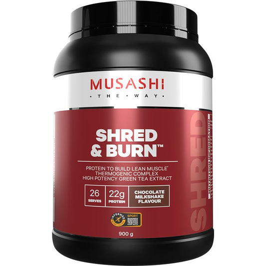 Musashi Shred And Burn Chocolate 900g