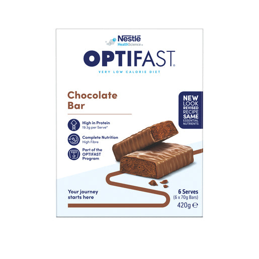 OPTIFAST VLCD Bar Chocolate (6 pack)