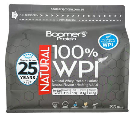 Boomers – Protein WPI 1kg Unflavoured