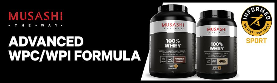 Musashi 100% Whey Chocolate 900g